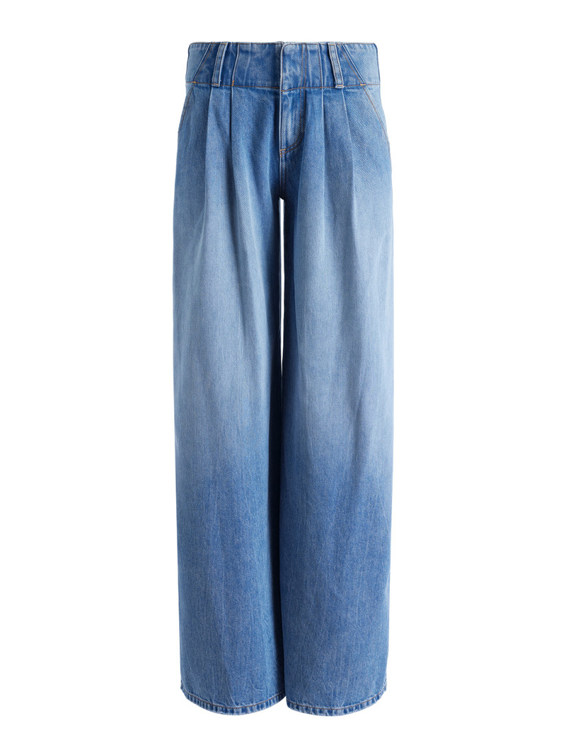 ANDERS LOW RISE PLEATED JEAN 1