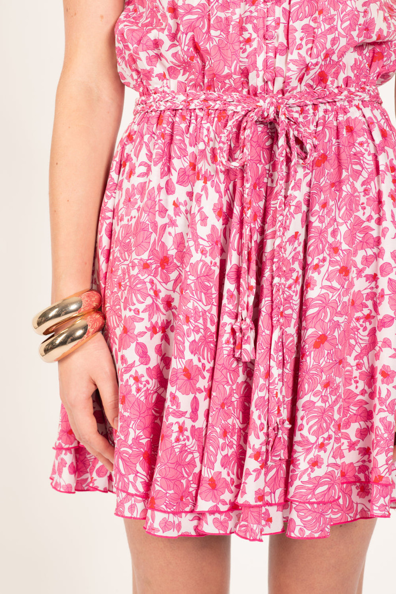 Mini Dress Callie - Pink Aquaflora 7