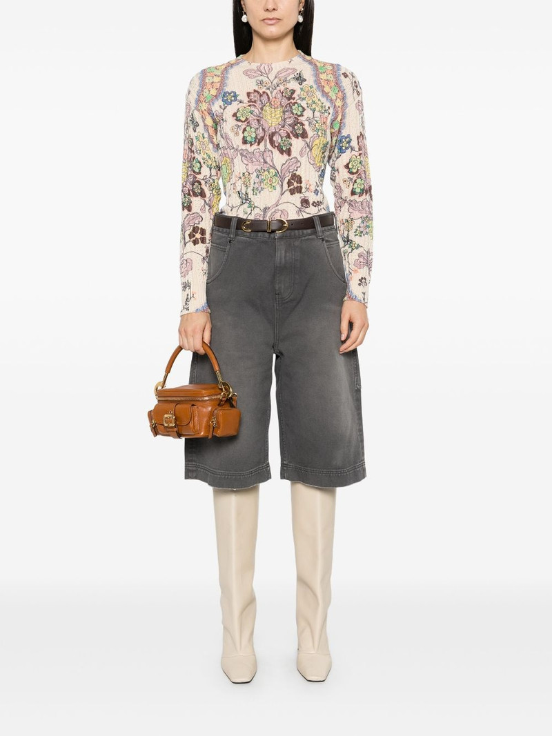 Etro floral-print sweater outlook