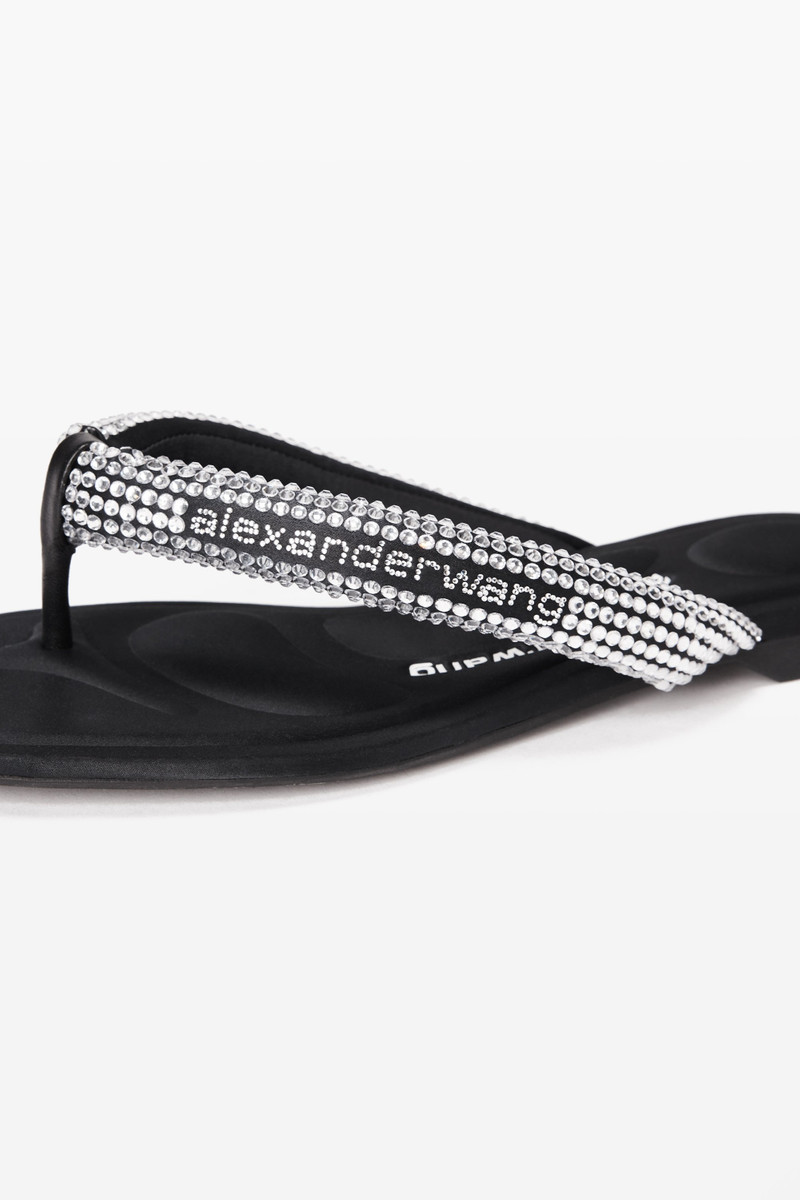 Alexander Wang JENNA TUBULAR FLAT THONG SANDAL outlook