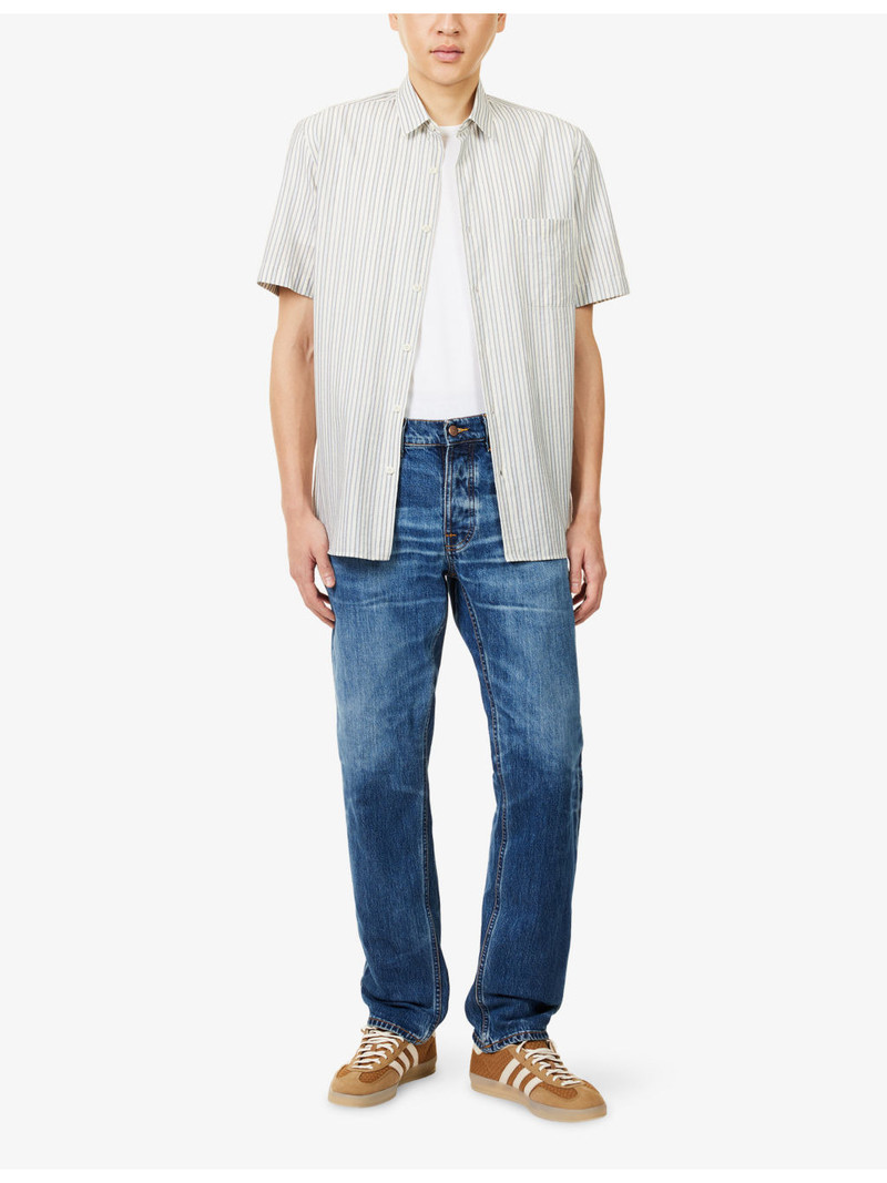 Nudie Jeans Solid Ollie Straight-Leg Denim Jeans outlook