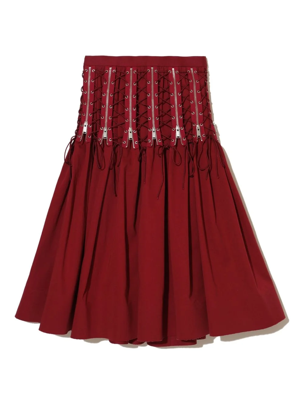 high-waisted pleated skirt - 1