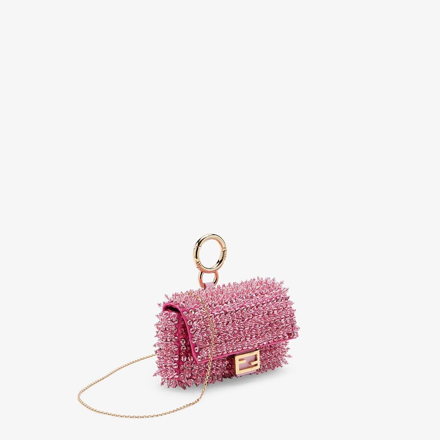Charm with purple crystals - 2