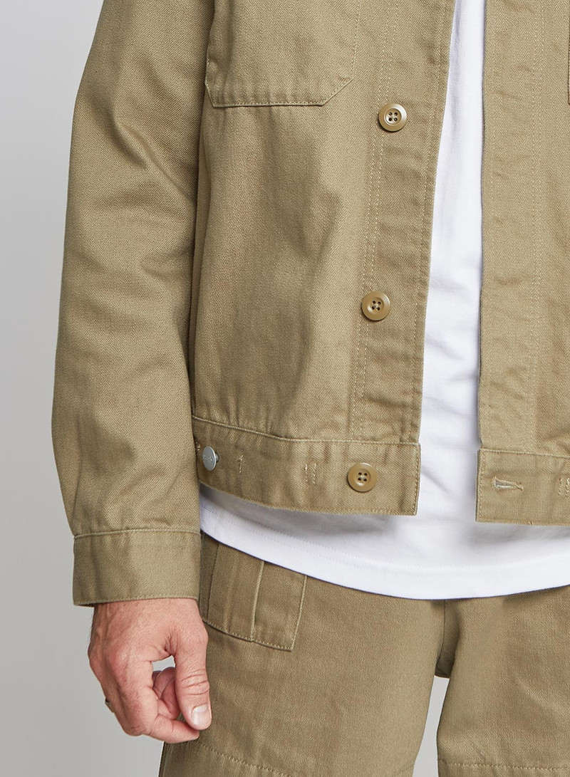 Short Jacket Heavy Cotton in Army 11