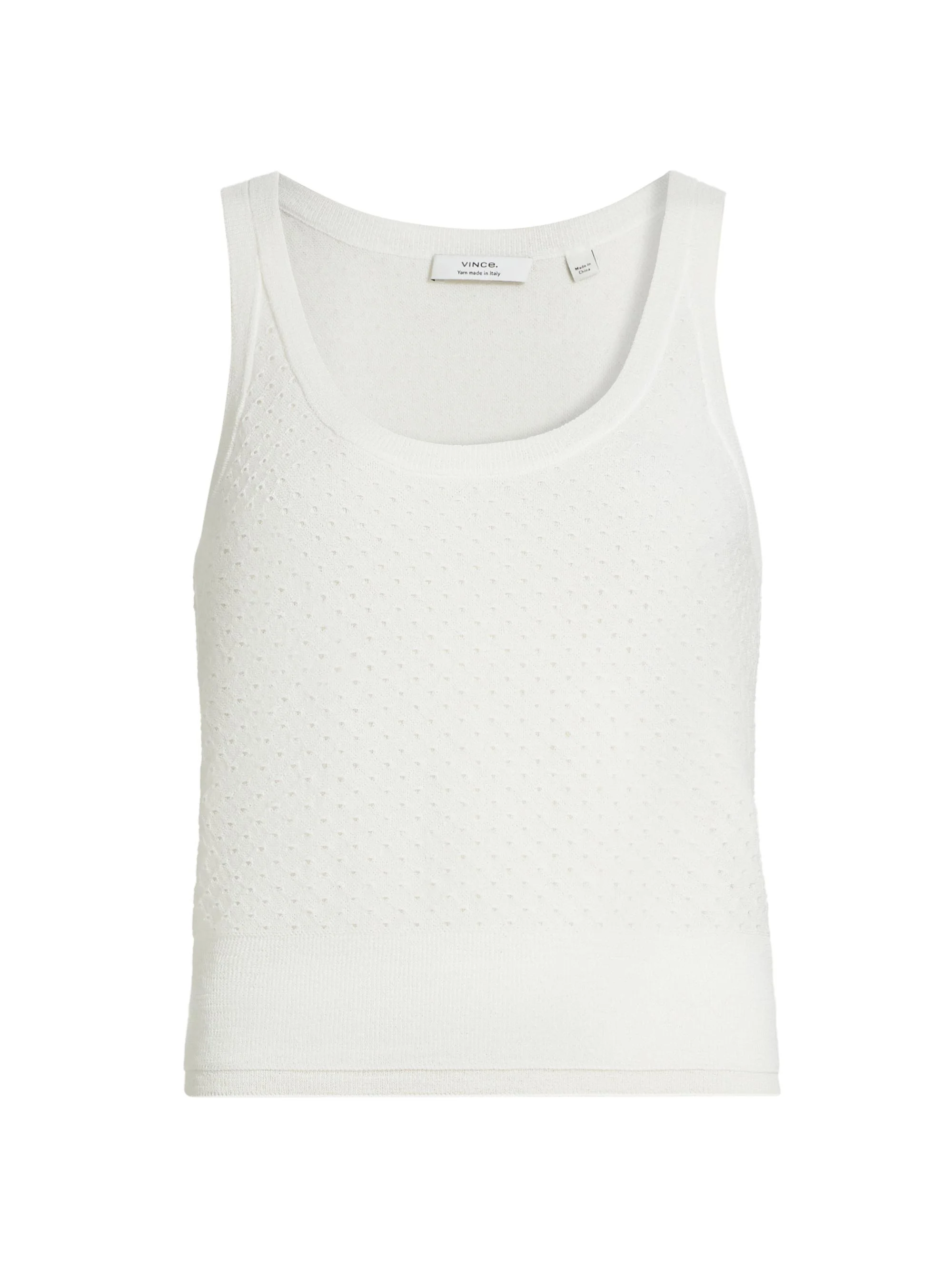 Women's Double Layer Mesh Cami - Optic White - 1