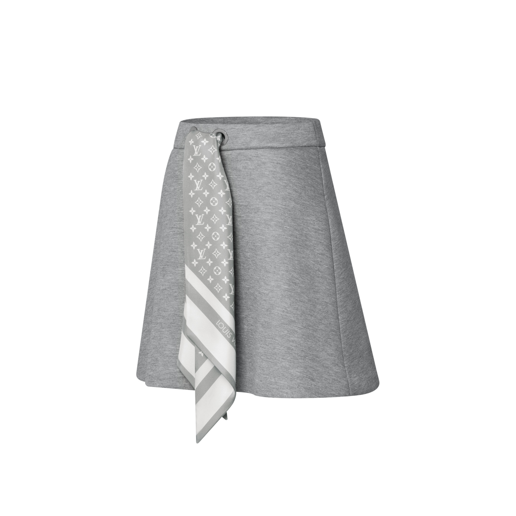 Monogram Scarf Mini Skirt - 2