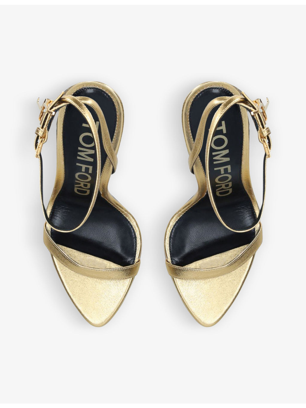 Padlock leather heeled sandals - 3