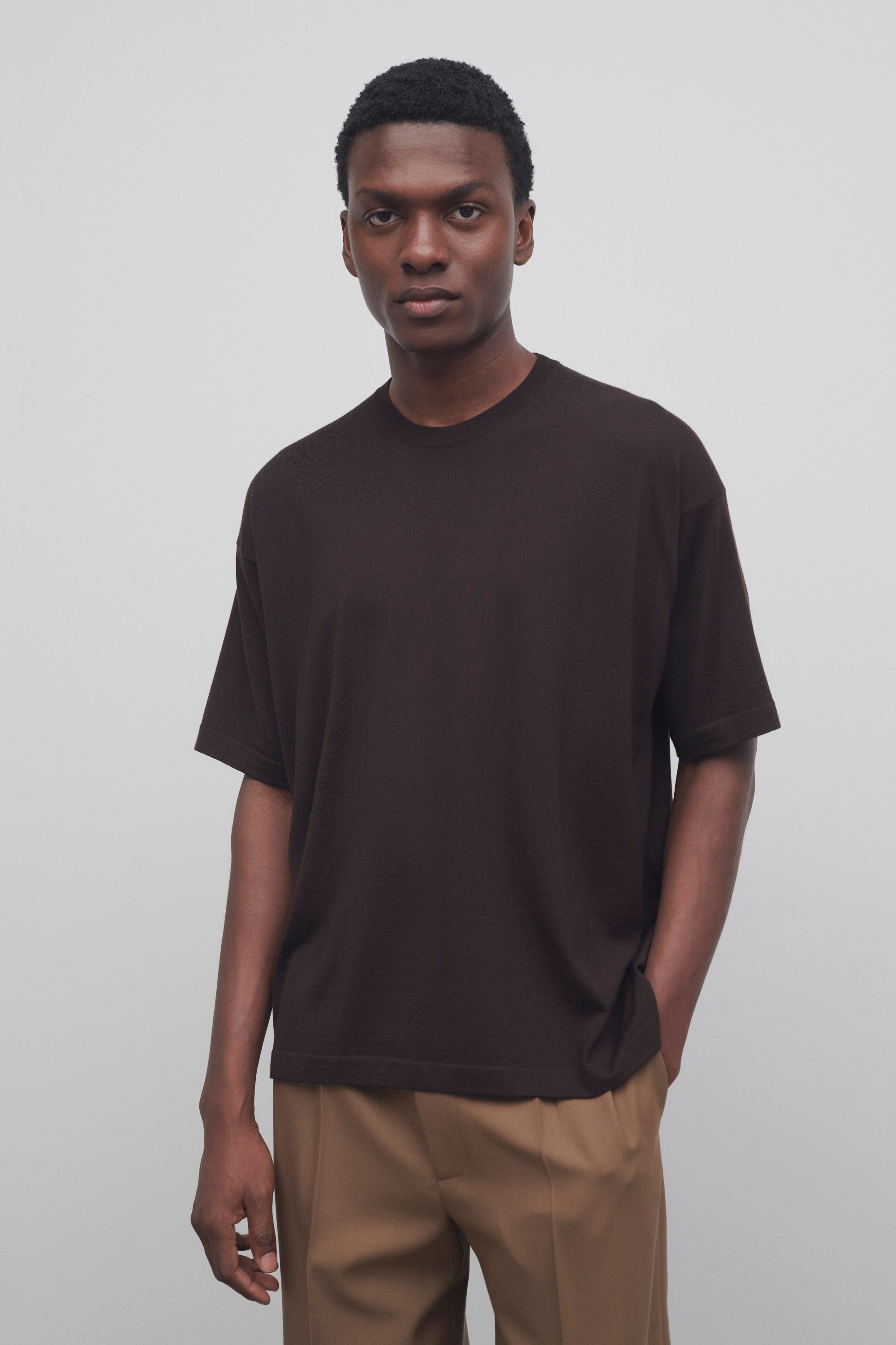 Dlomu Top in Virgin Wool - 3