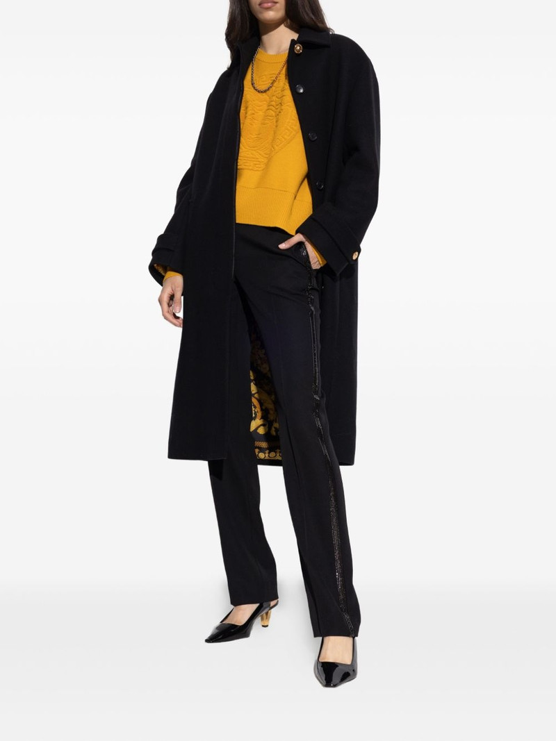 VERSACE single-breasted coat outlook