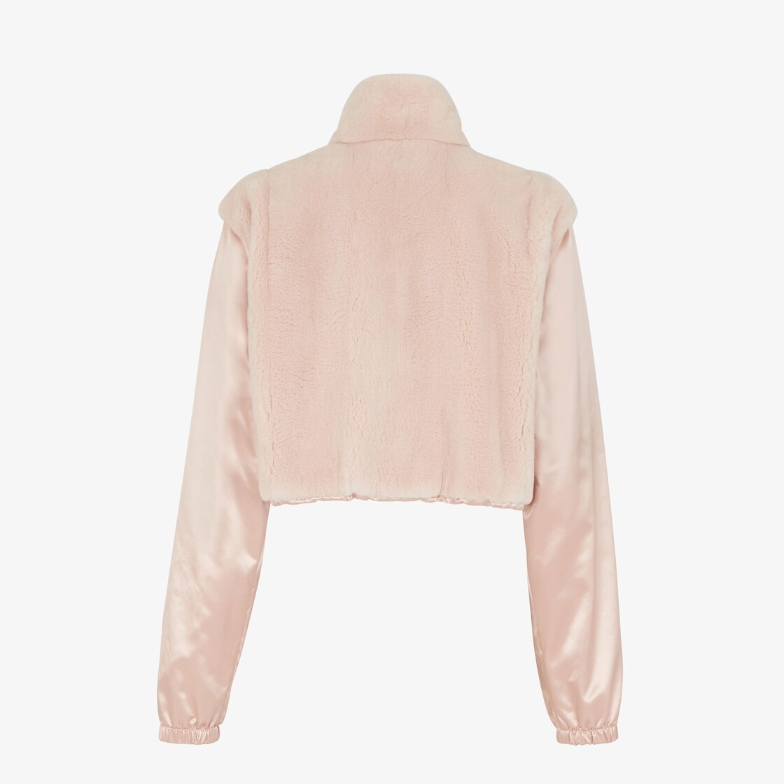 Pink nylon and mink jacket - 2
