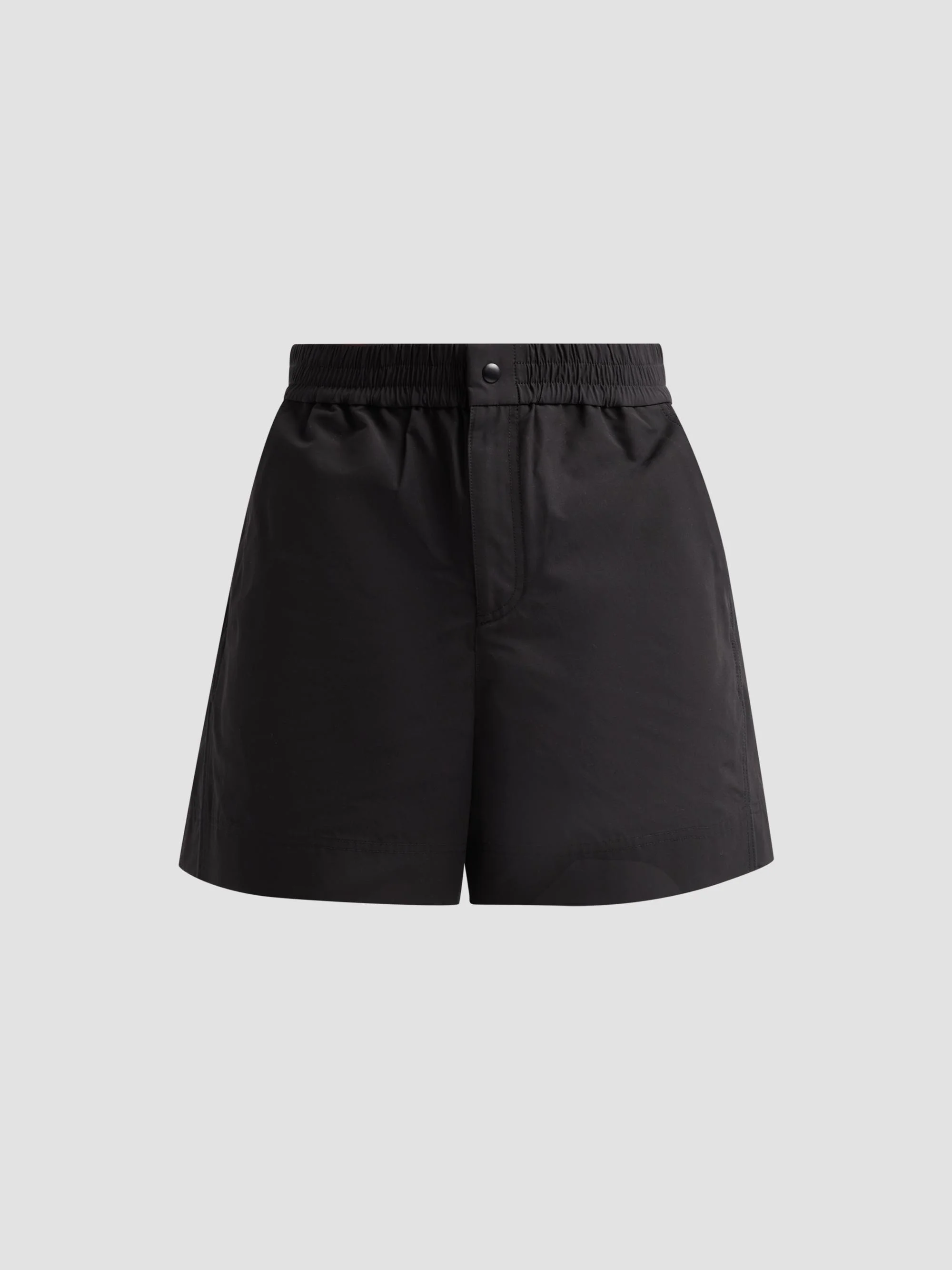 Men's Relaxed Track Shorts - Black - 1