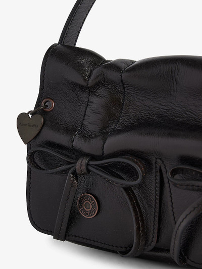 Acne Studios Multipocket leather shoulder bag outlook