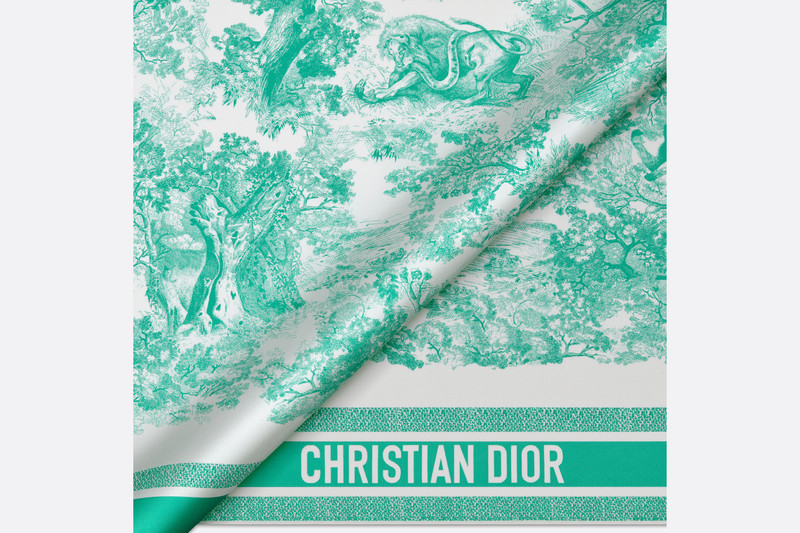 Dioriviera Toile de Jouy Sauvage 90 Square Scarf 6