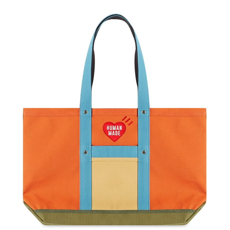 Human Made Multi Color Tote Bag Medium 1