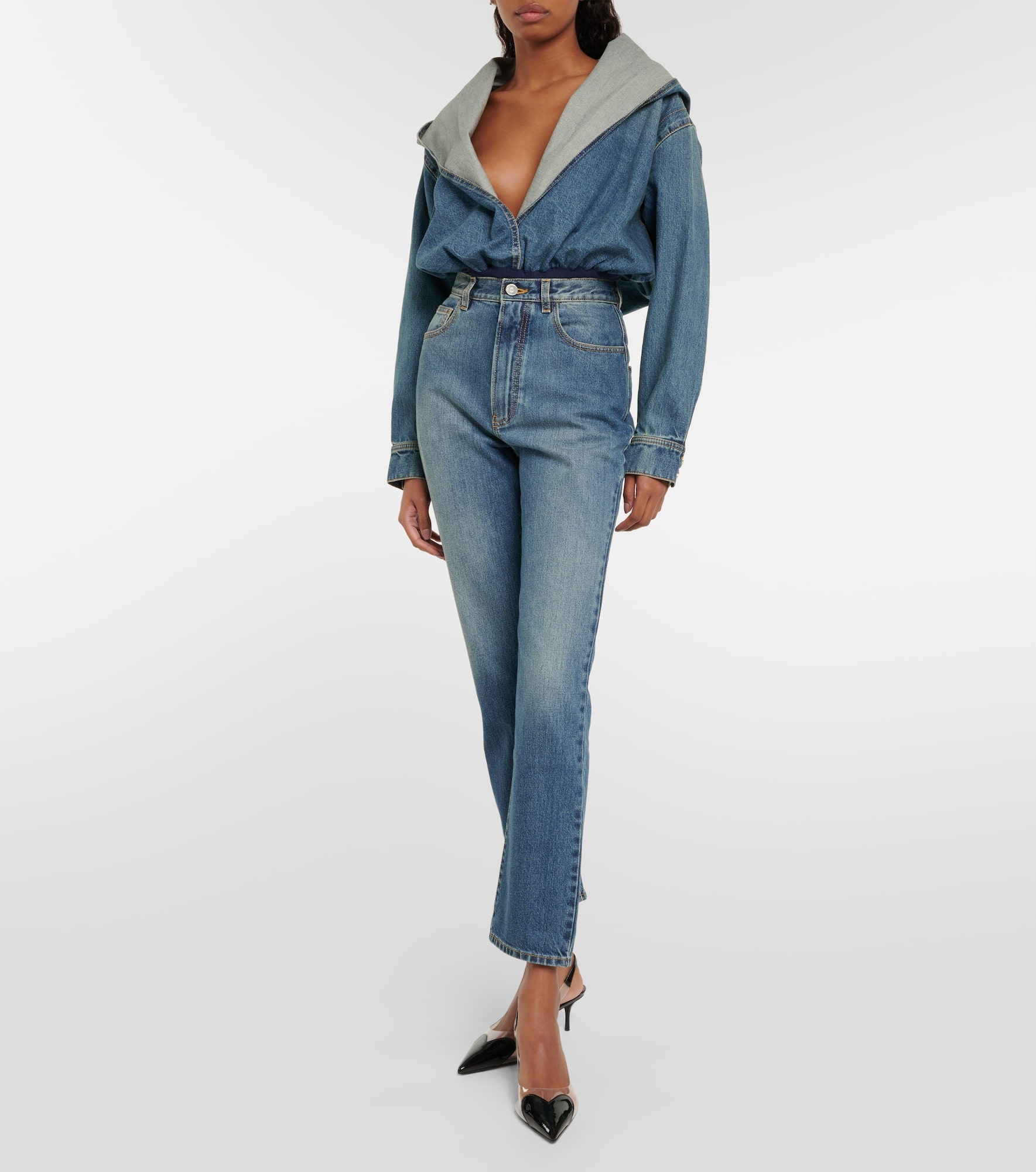 High-rise slim jeans - 2