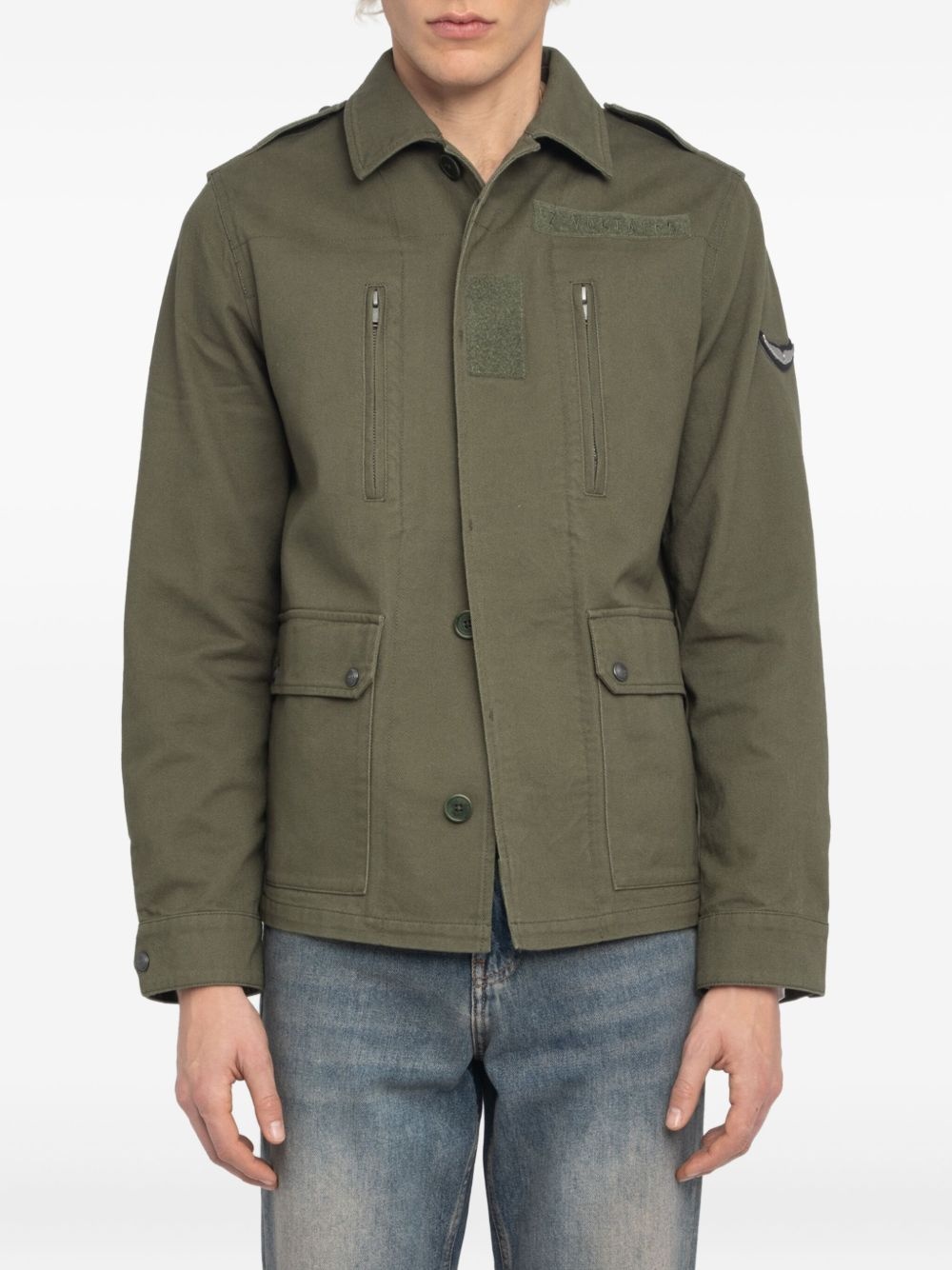 Kido skull-embroidered jacket - 4