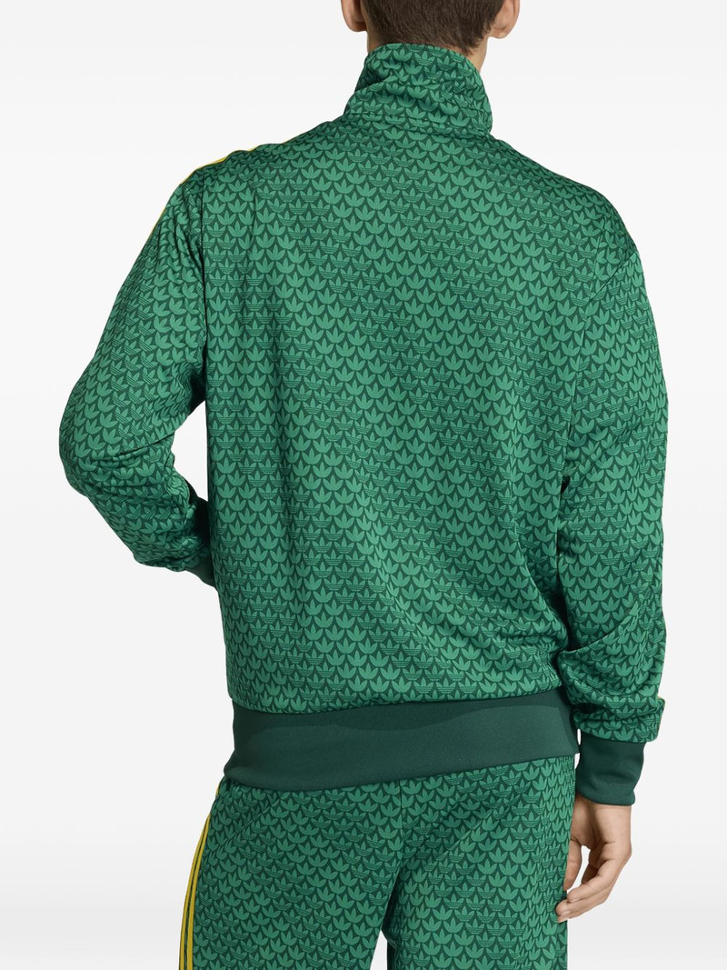 adidas Firebird printed zipped sweatshirt outlook