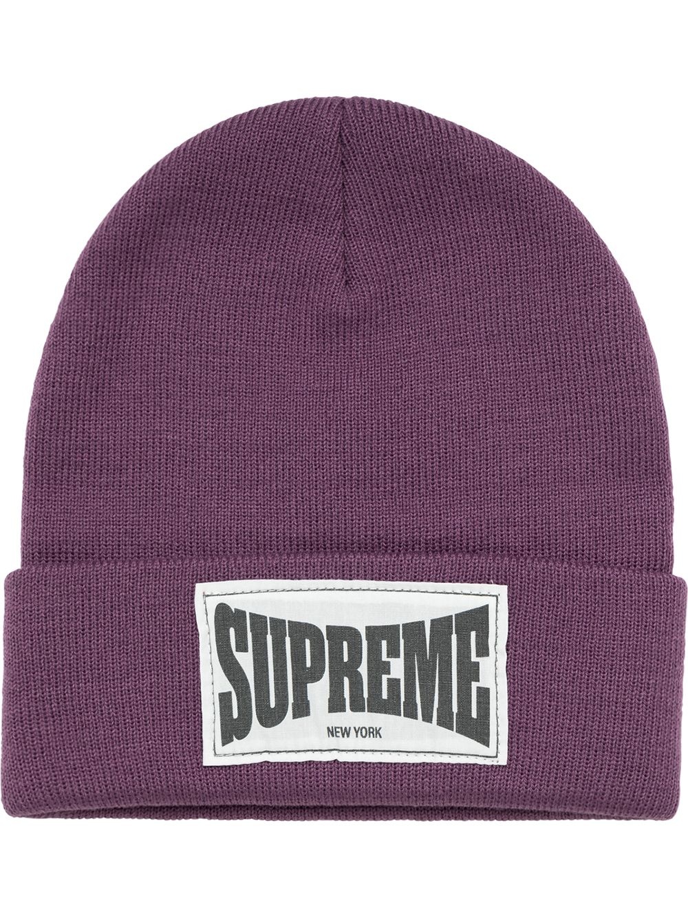 Woven Label beanie - 1