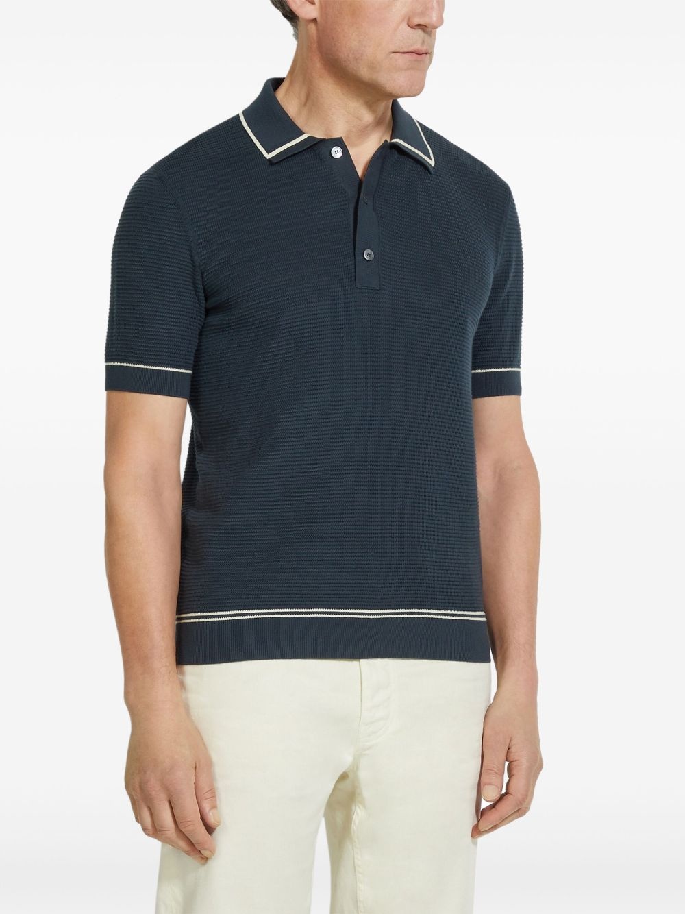 cotton polo shirt - 2
