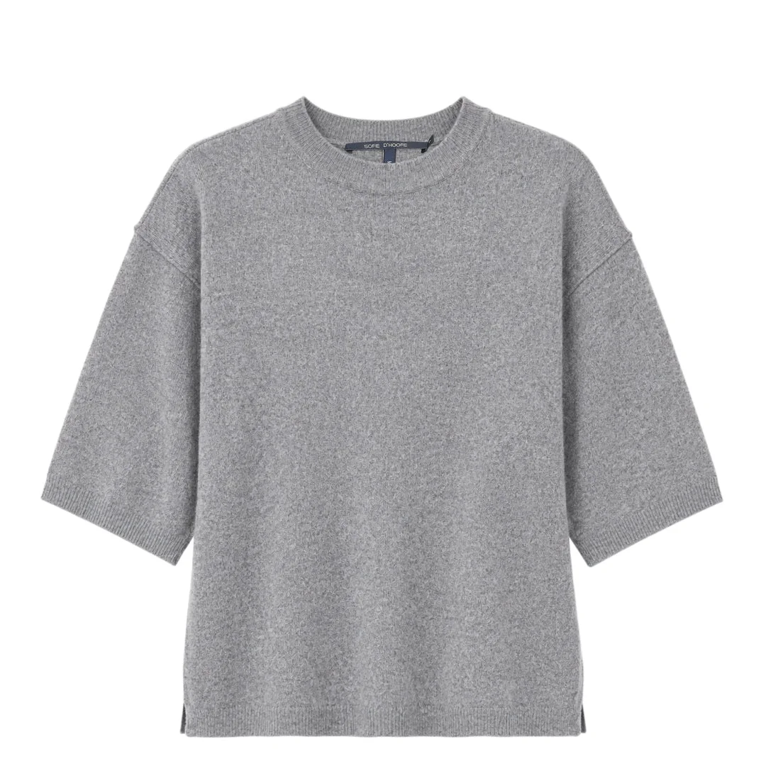 Short Sleeve Knit Top - 1