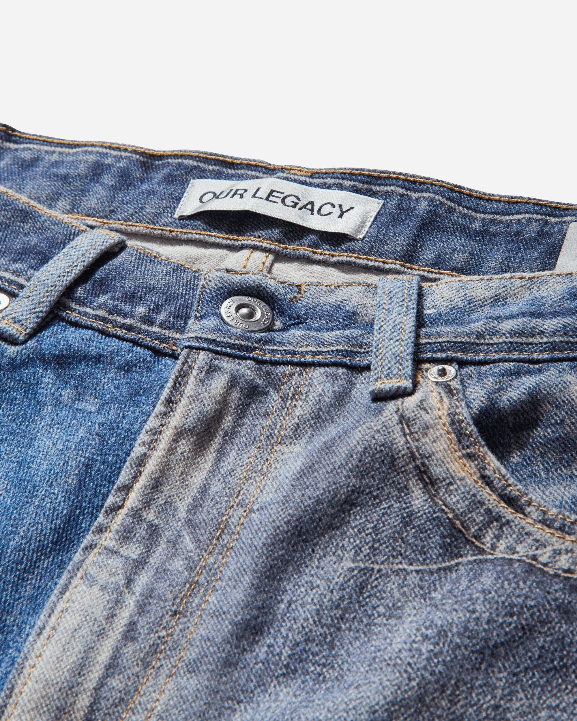 Men's Third Cut Jeans Digital Denim Print - 4