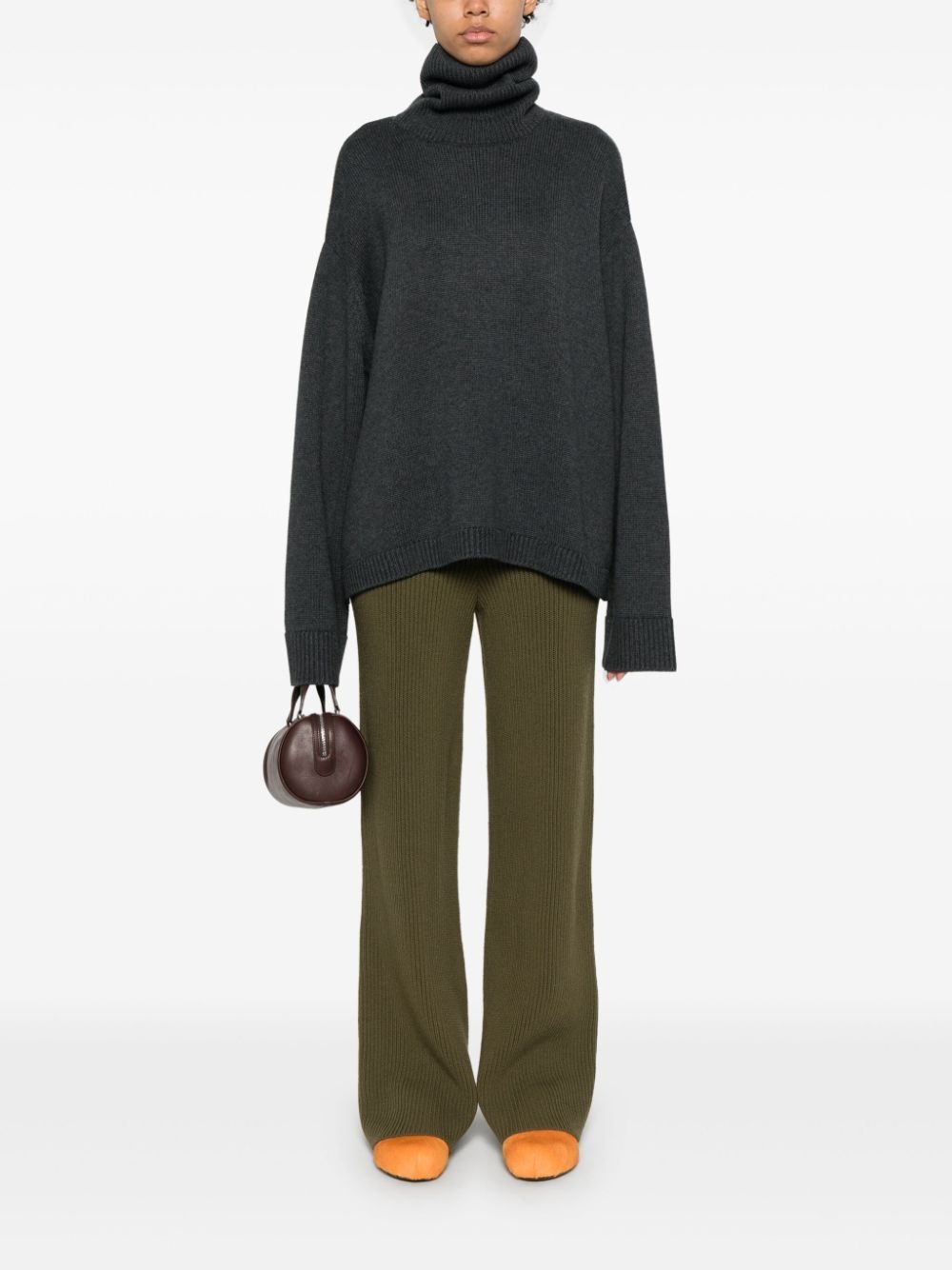 ribbed trousers - 2