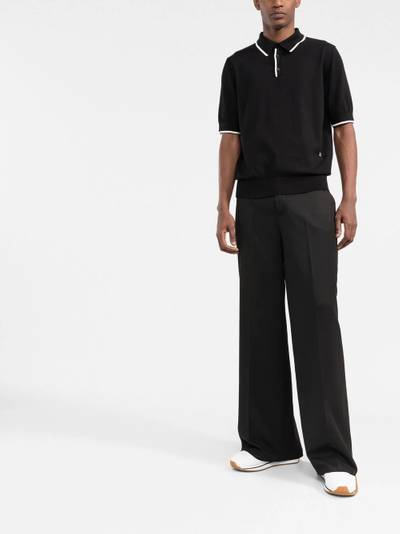 Dolce & Gabbana contrast-trim polo shirt outlook