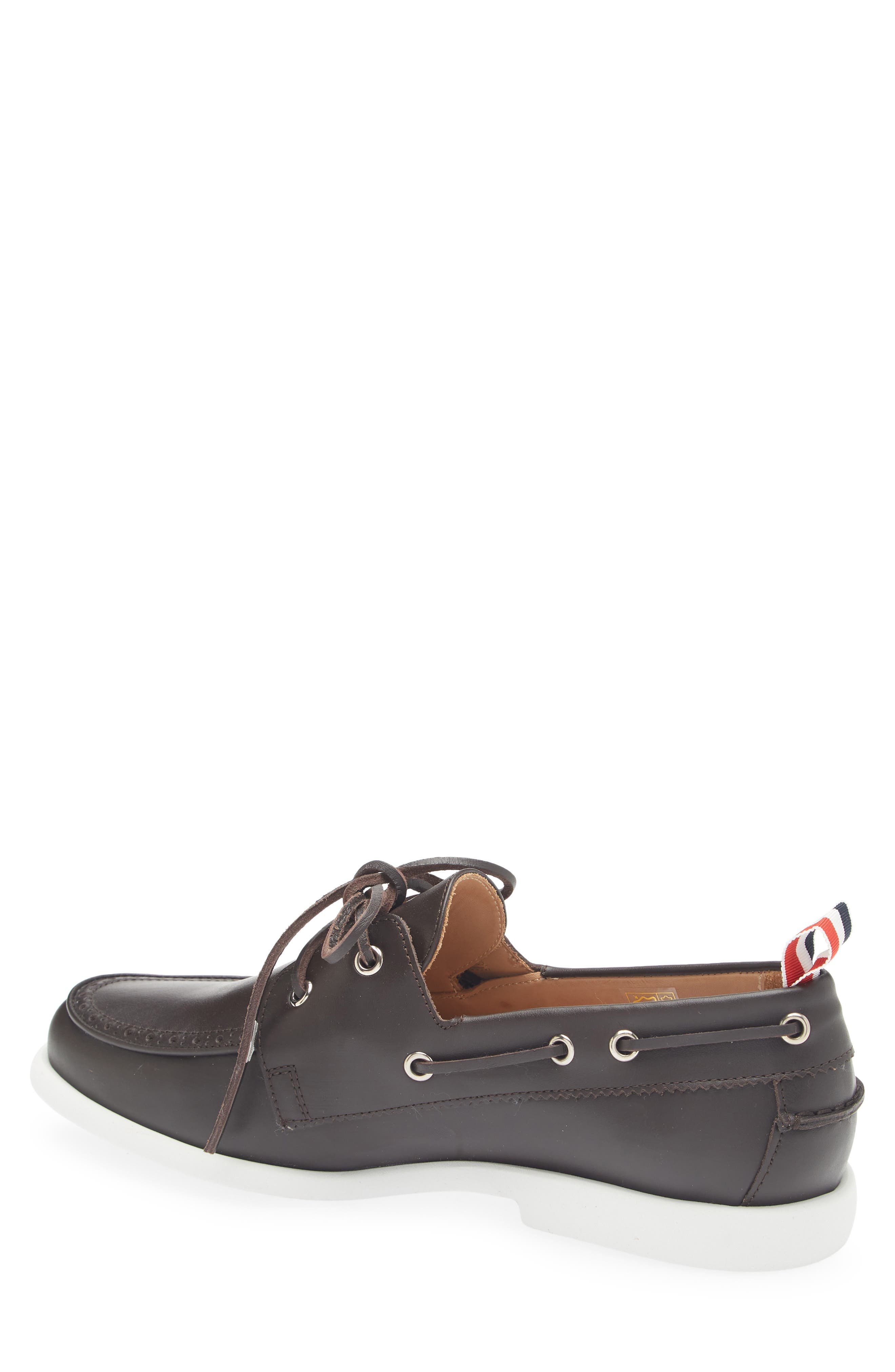 Thom Browne Brogued Boat Shoe at Nordstrom - 2