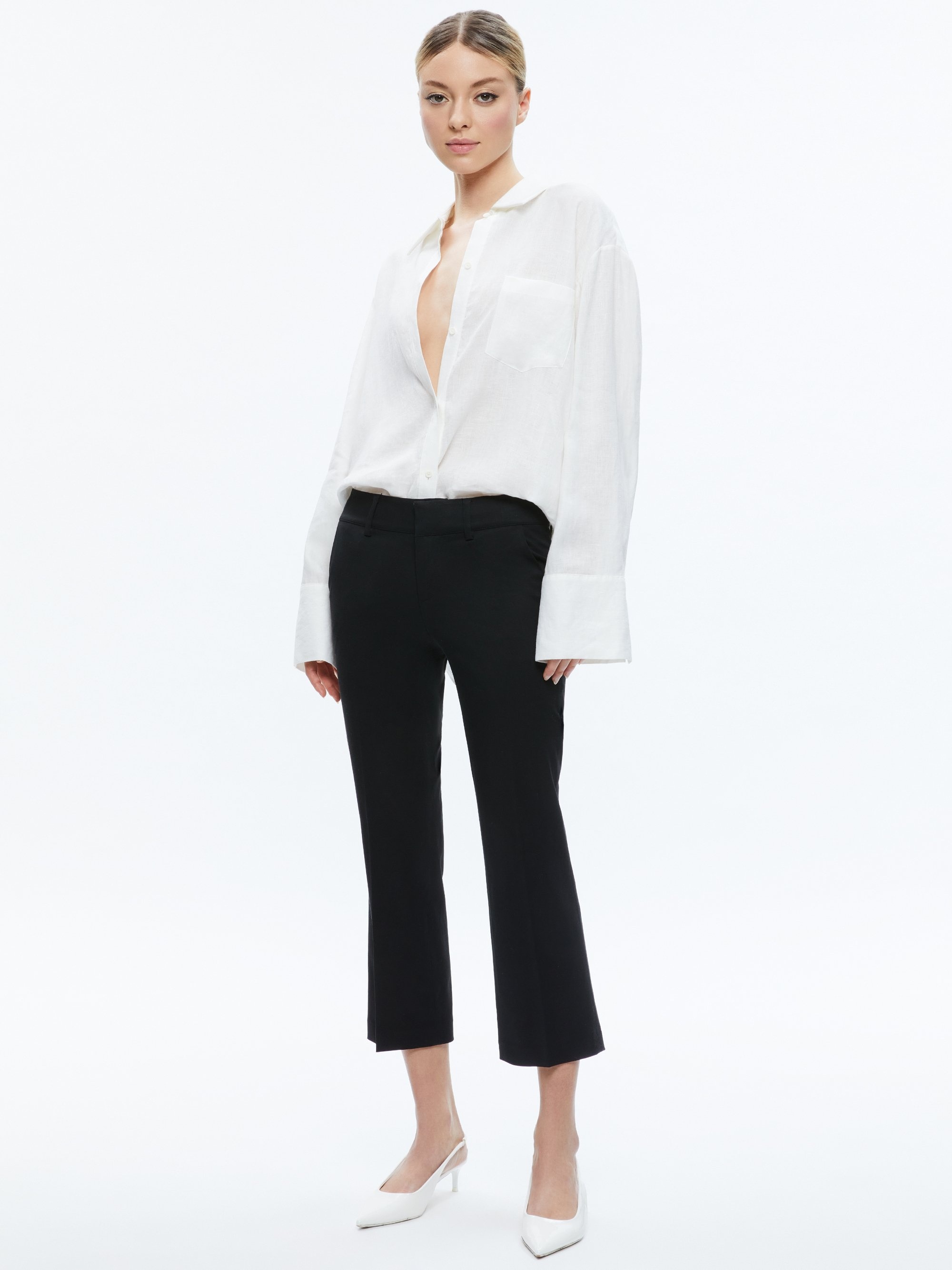 JANIS LOW RISE CROPPED FLARE PANT - 2