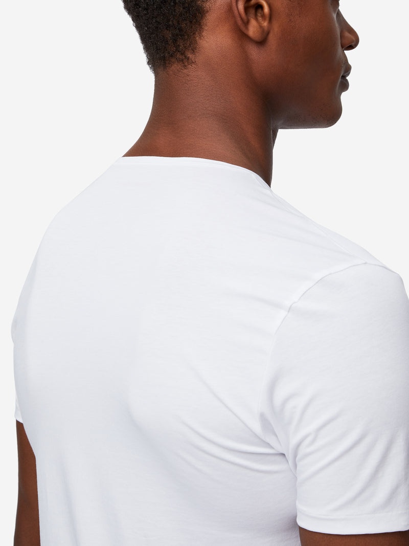 Men's Underwear T-Shirt Jack Pima Cotton Stretch White - 6