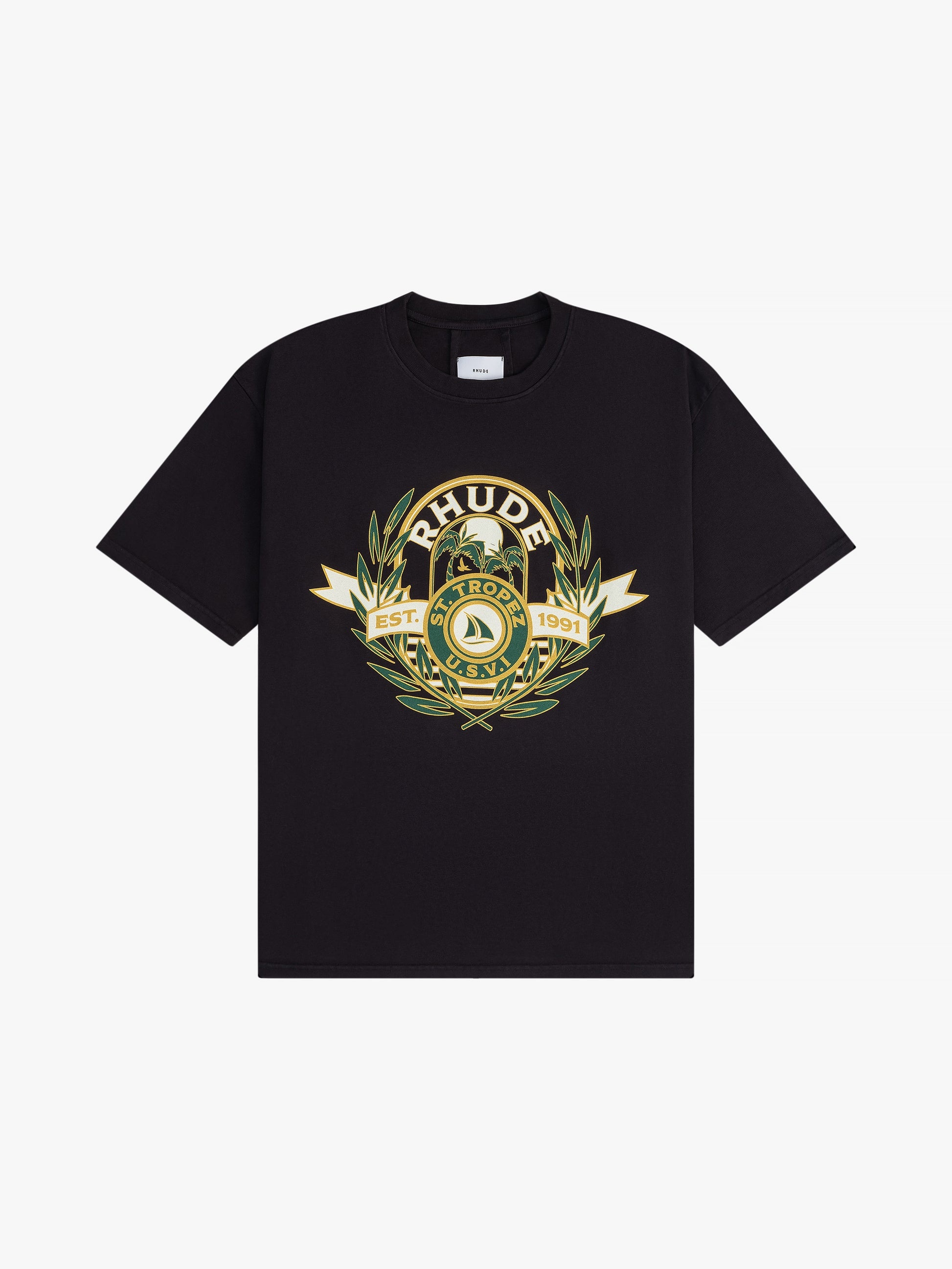 ST. TROPEZ YACHT CREST TEE - 1