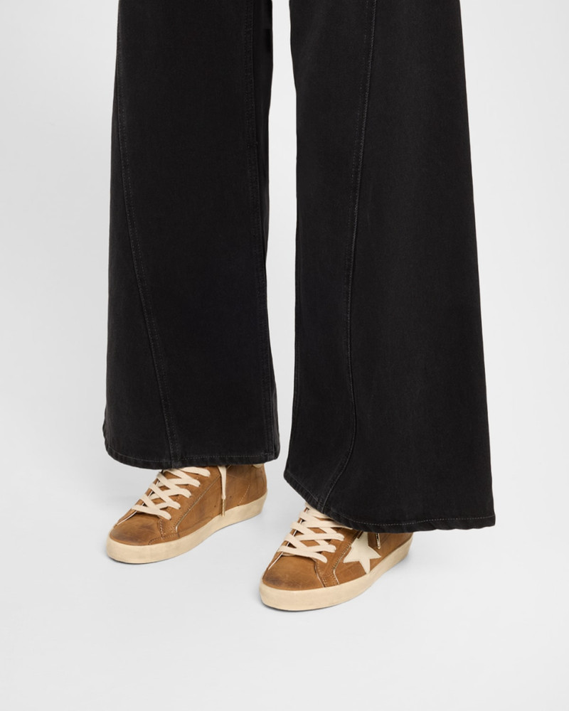 Super-Star Croco Leather Low-Top Sneakers 3