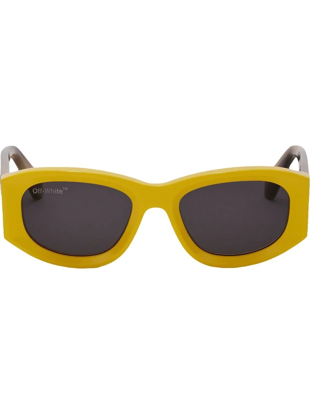 round-frame tinted sunglasses - 1