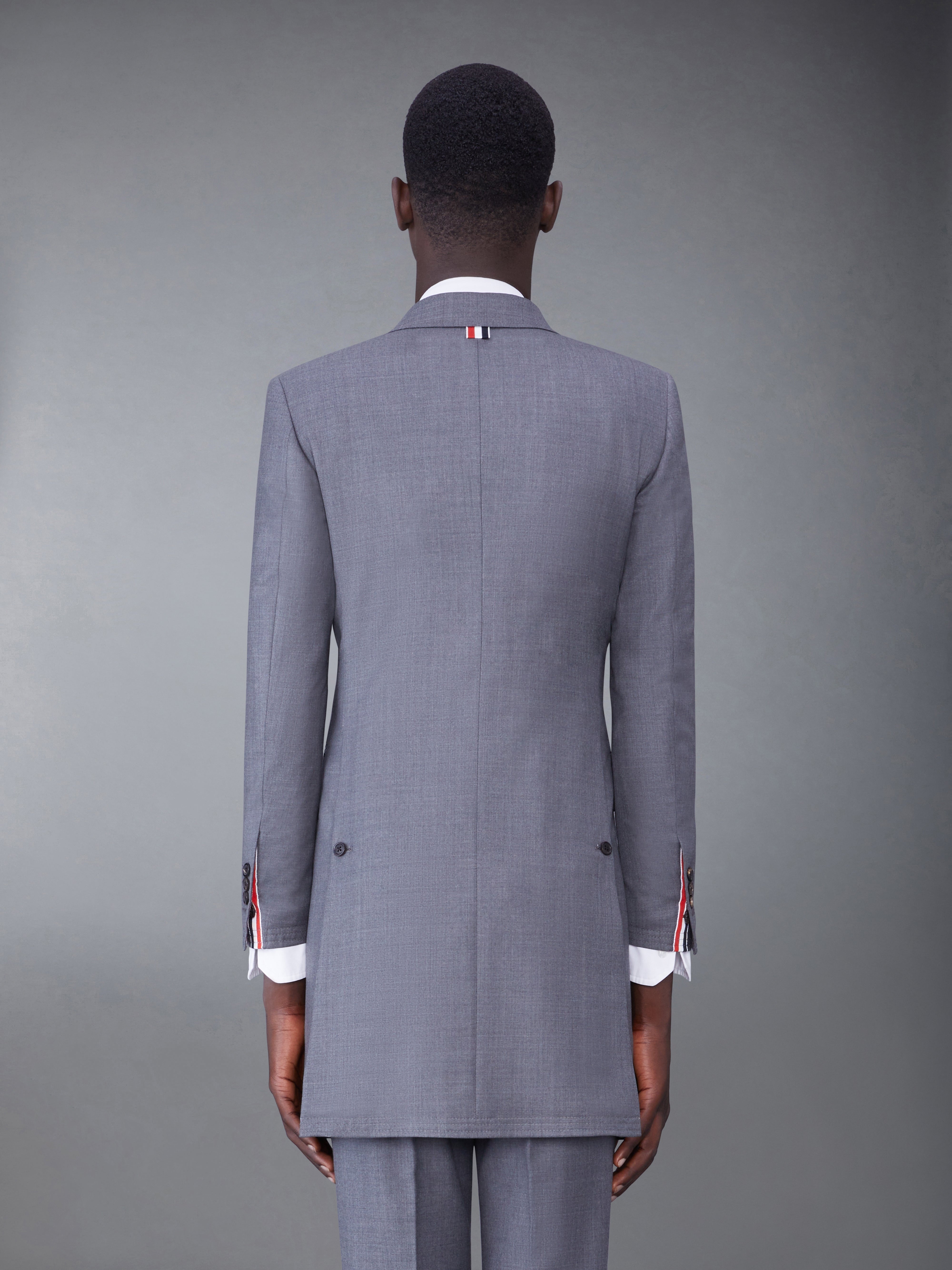 TWILL HIGH ARMHOLE CHESTERFIELD OVERCOAT - 2