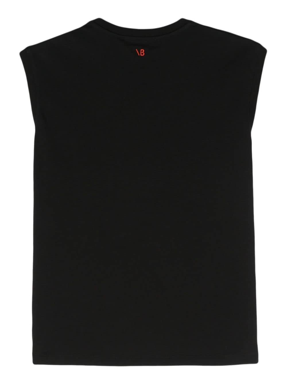 sleeveless organic cotton top - 2