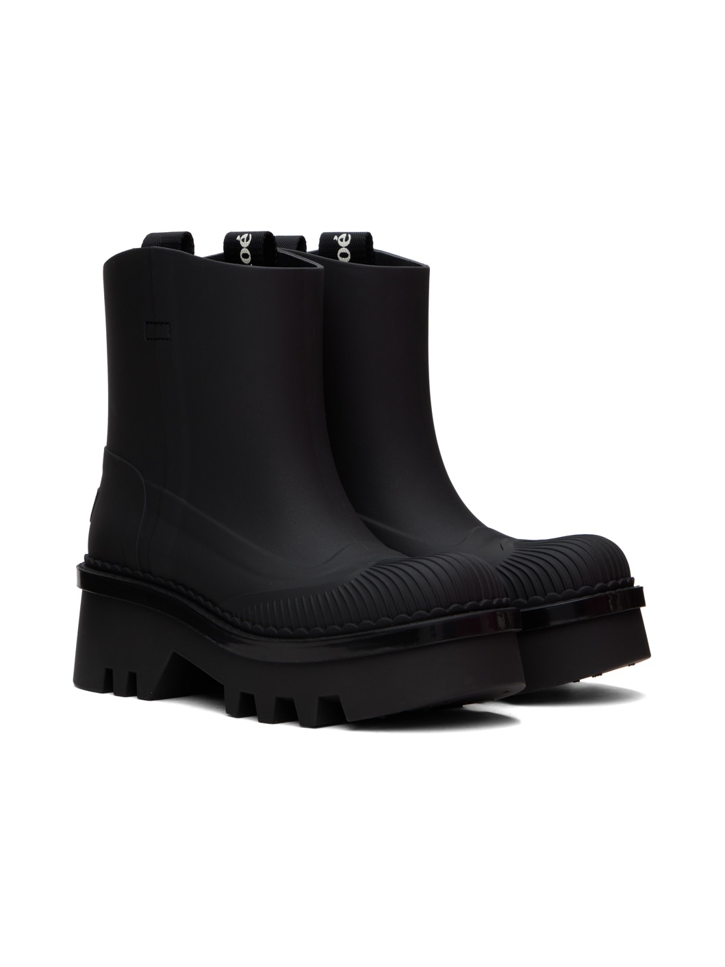 Black Raina Rain Boots - 4