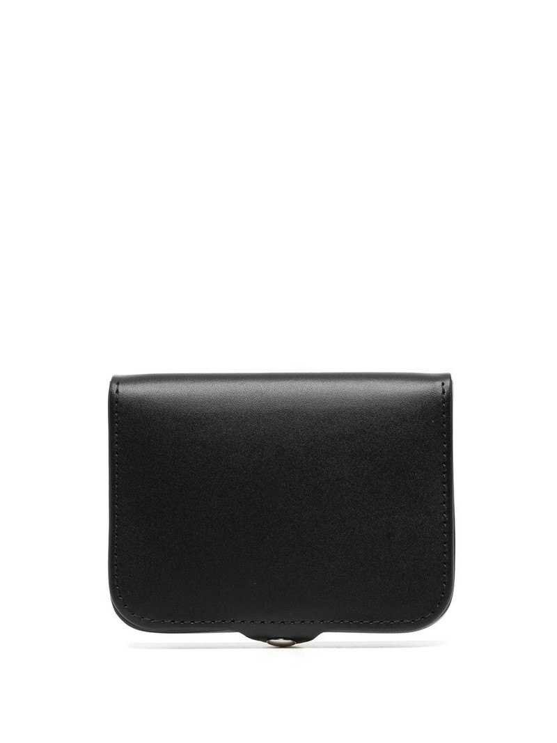 A.P.C. snap-fastening leather wallet outlook