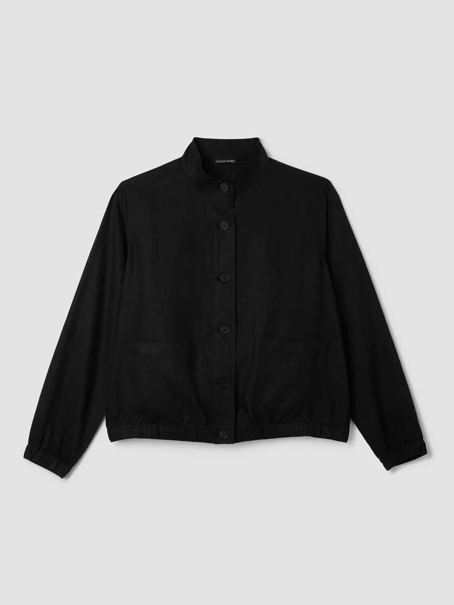 Organic Linen Flight Jacket - 1