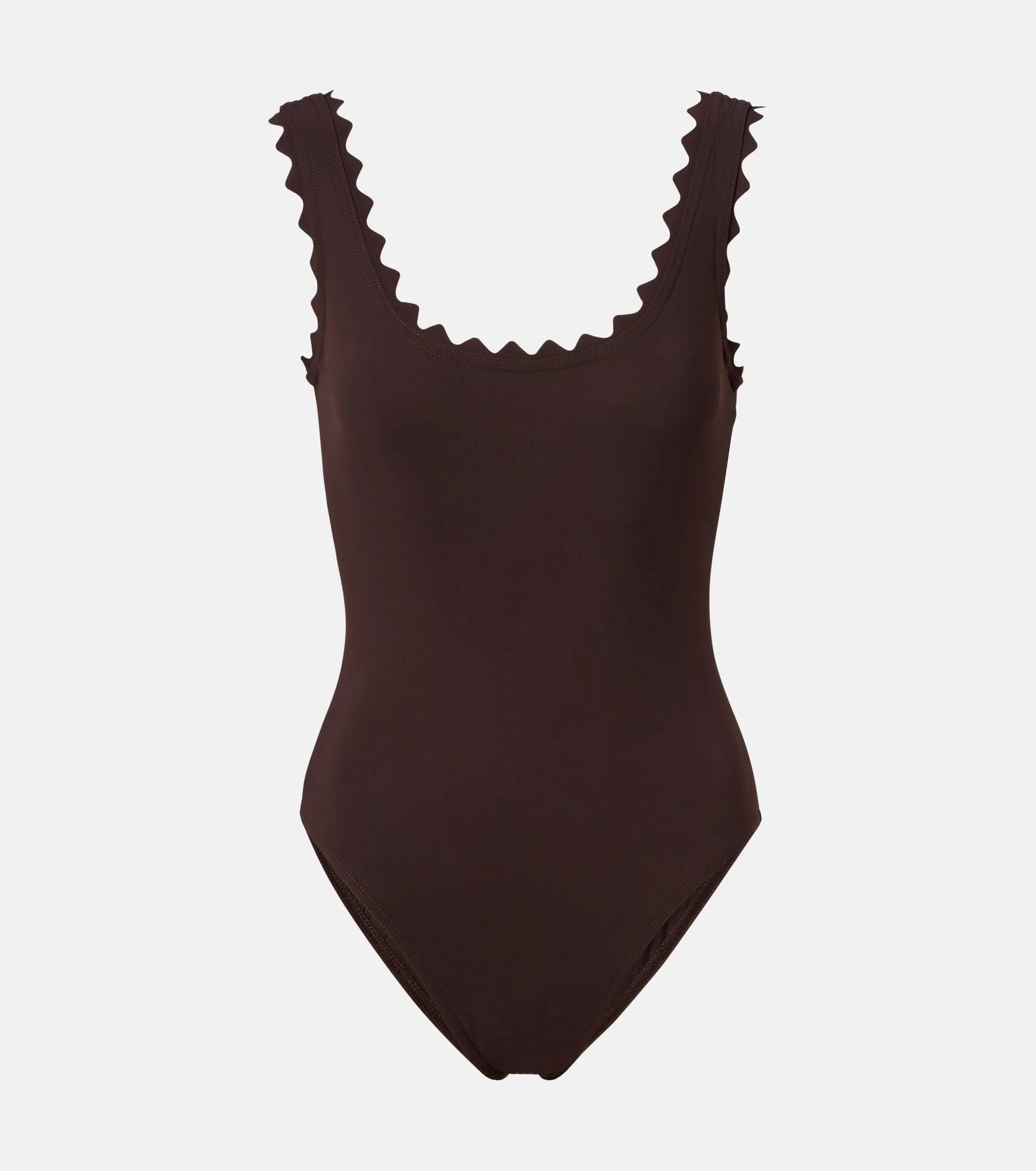 Scalloped swimsuit - 1