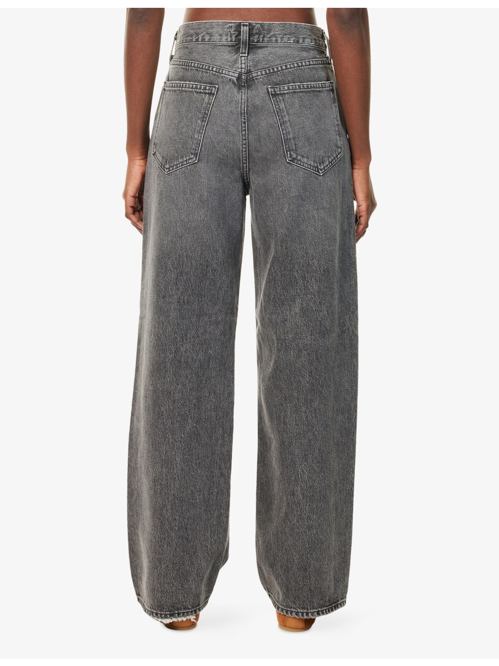 Low Slung Baggy Denim Jeans - 4