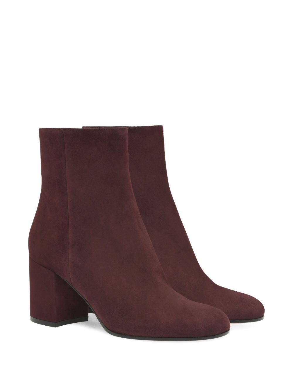 block-heel ankle boots - 1