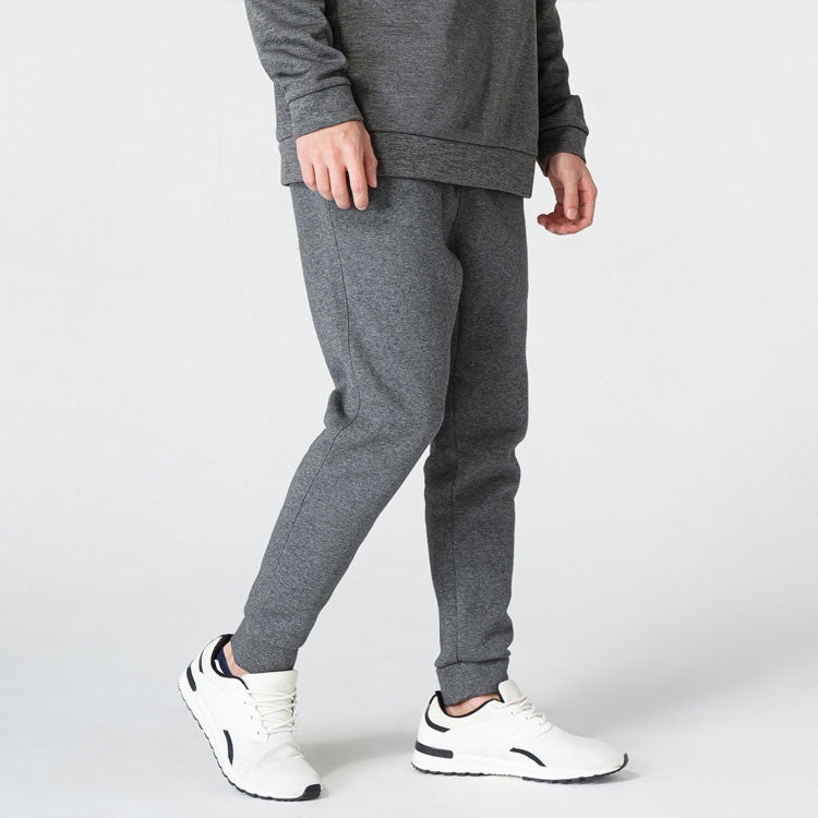 Nike Alphabet Fleece Lined Stay Warm Knit Sports Pants Gray AT5266-071 - 6
