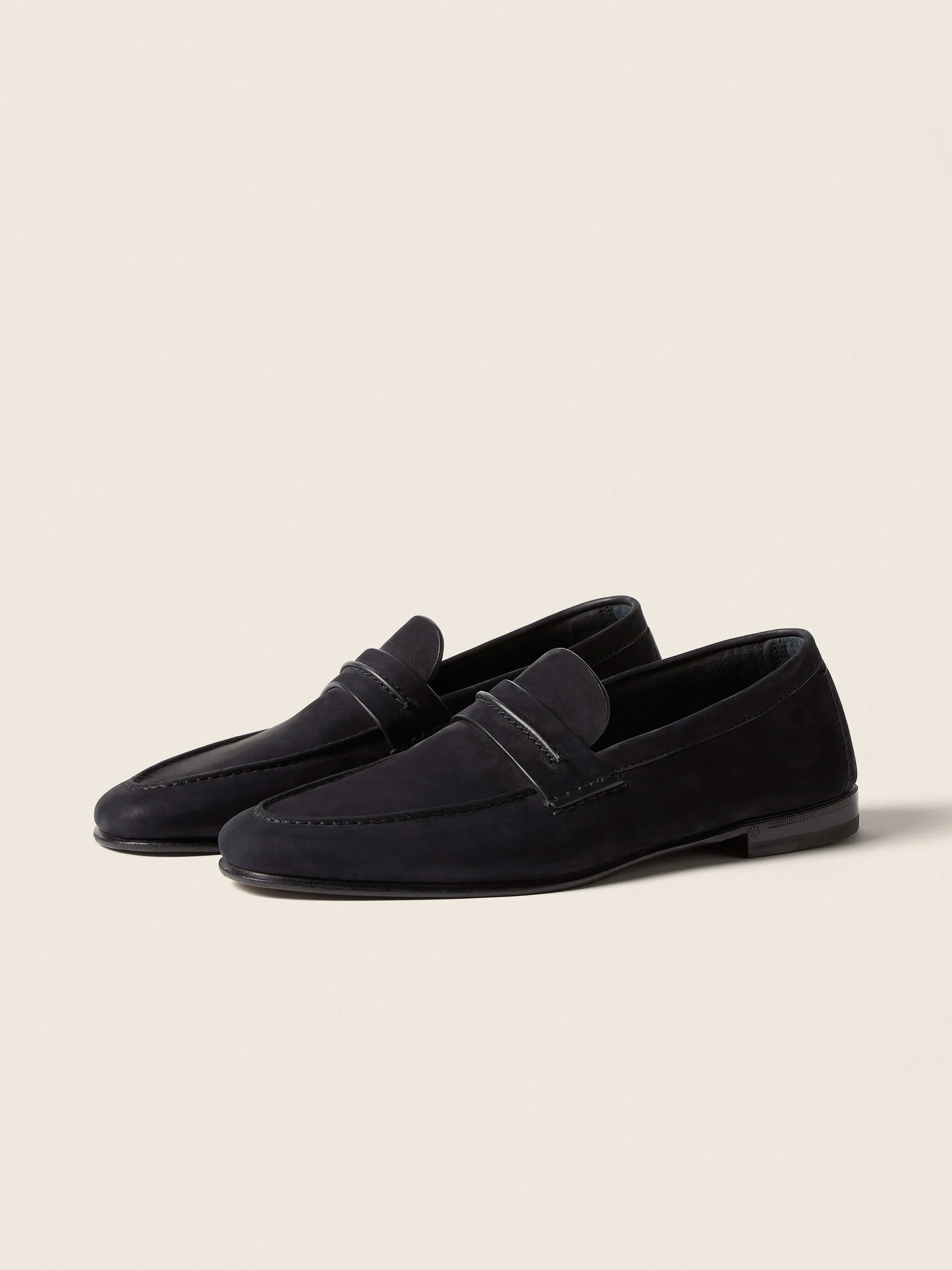 NAVY BLUE SECONDSKIN MOCASSIN LOAFER - 1
