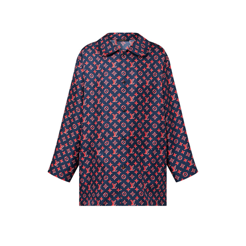 Tricolor Monogram Pajama Shirt 1