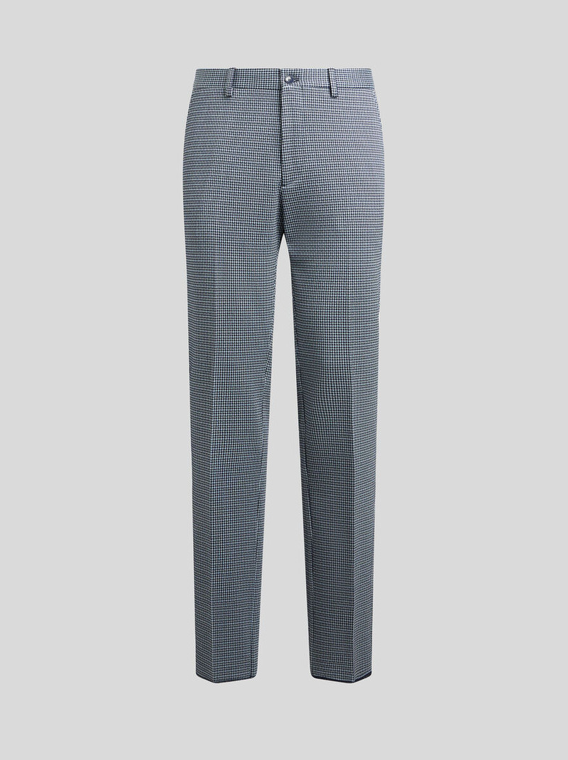 MINI CHECK TAILORED TROUSERS - 1