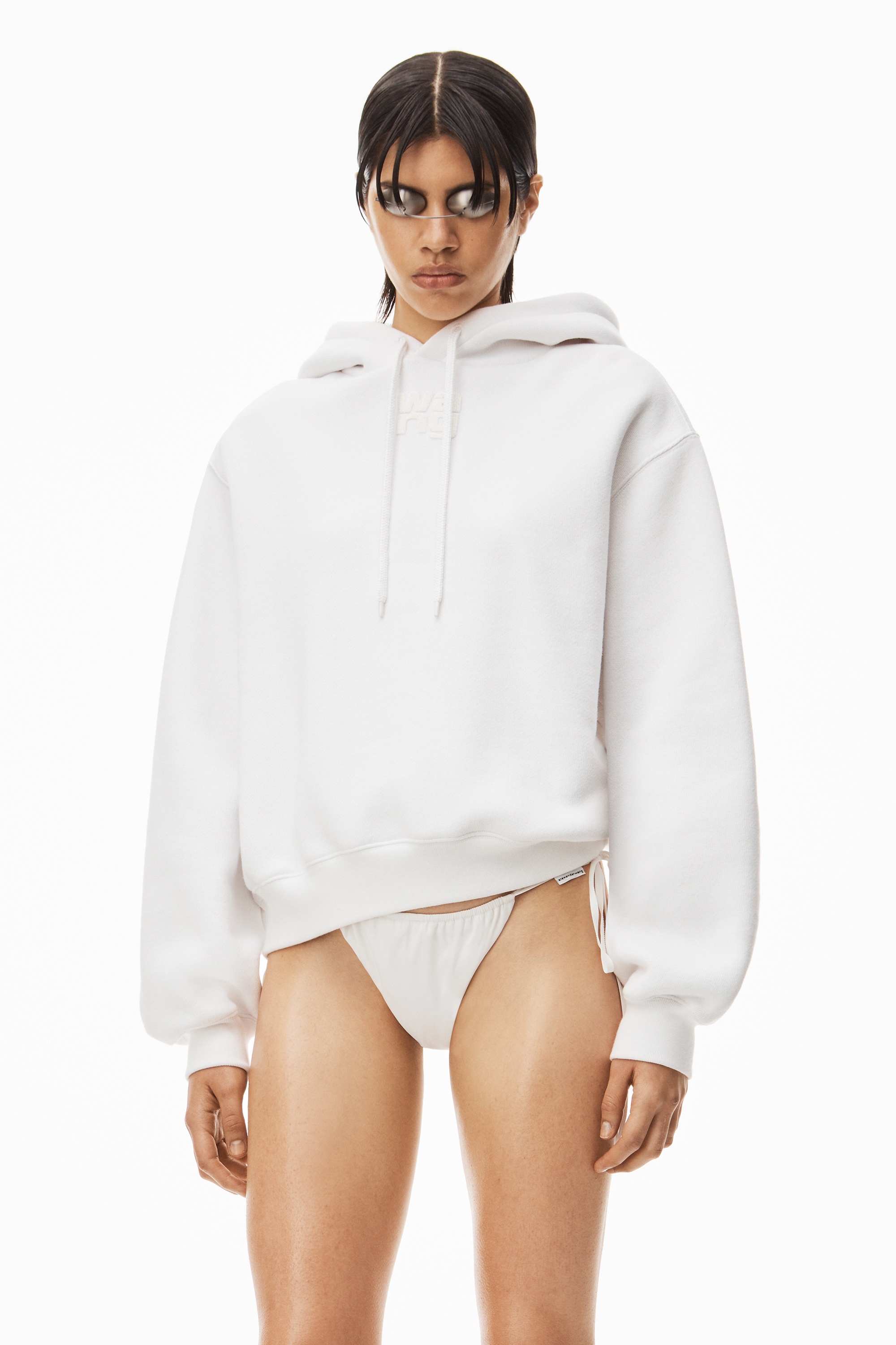 PUFF LOGO HOODIE IN STRUCTURED TERRY - 2