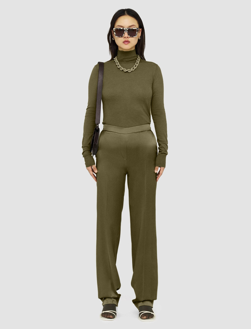 JOSEPH Silk Satin Tova Trousers outlook