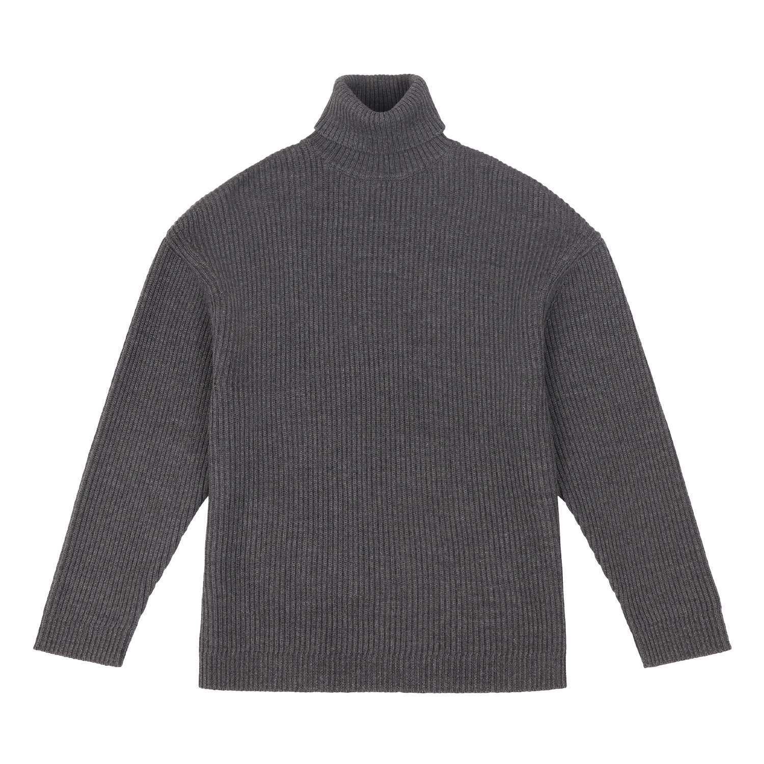 CHUNKY TURTLENECK CONCRETE - 1
