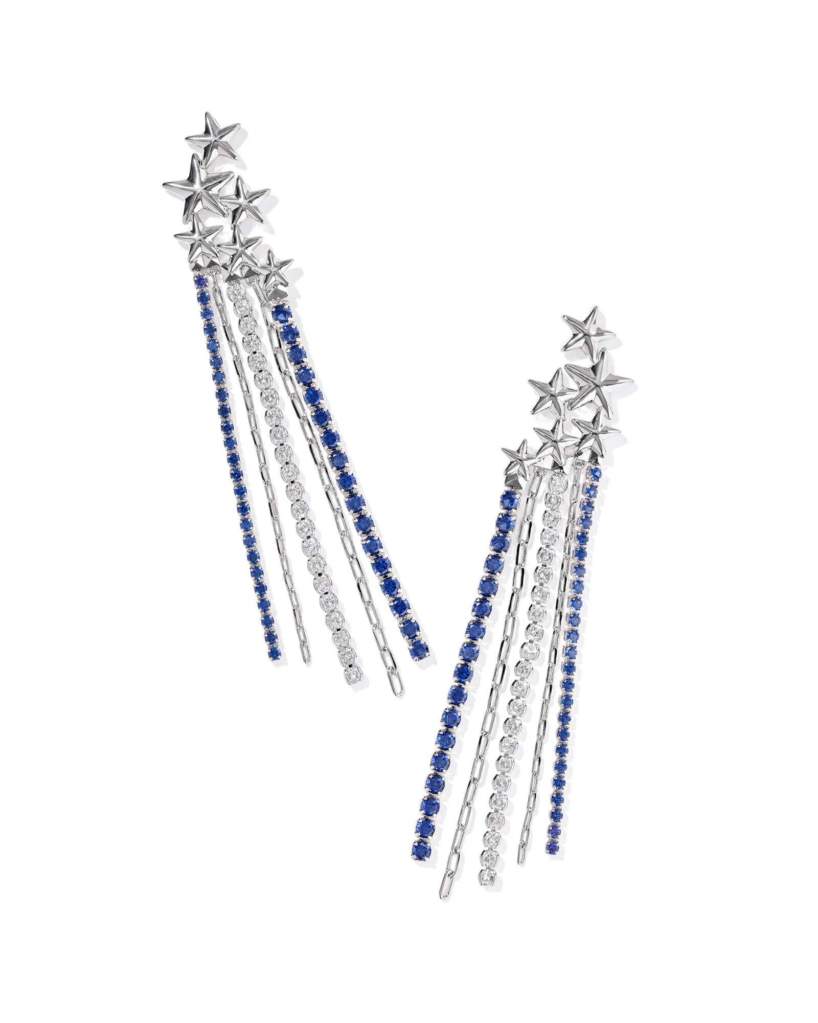 Cassidy Silver Statement Earrings - 1