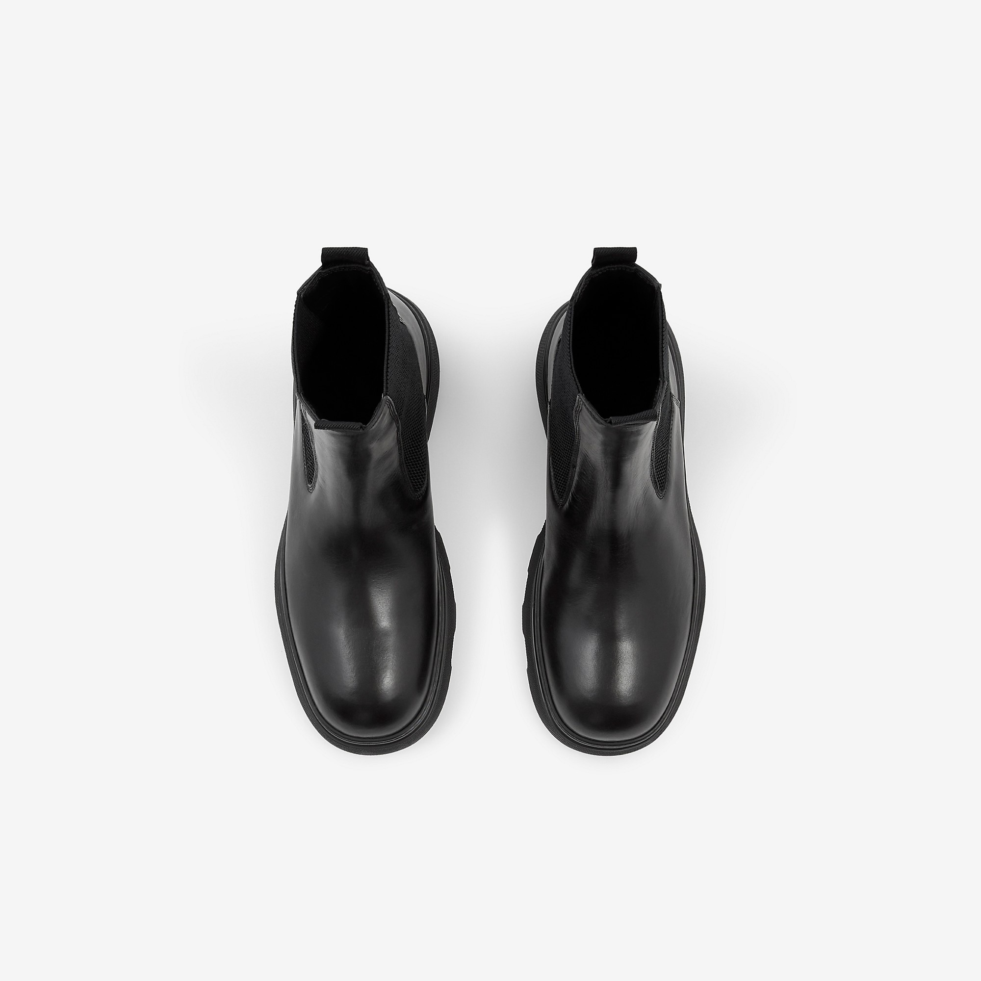 Leather Creeper Chelsea Boots - 5